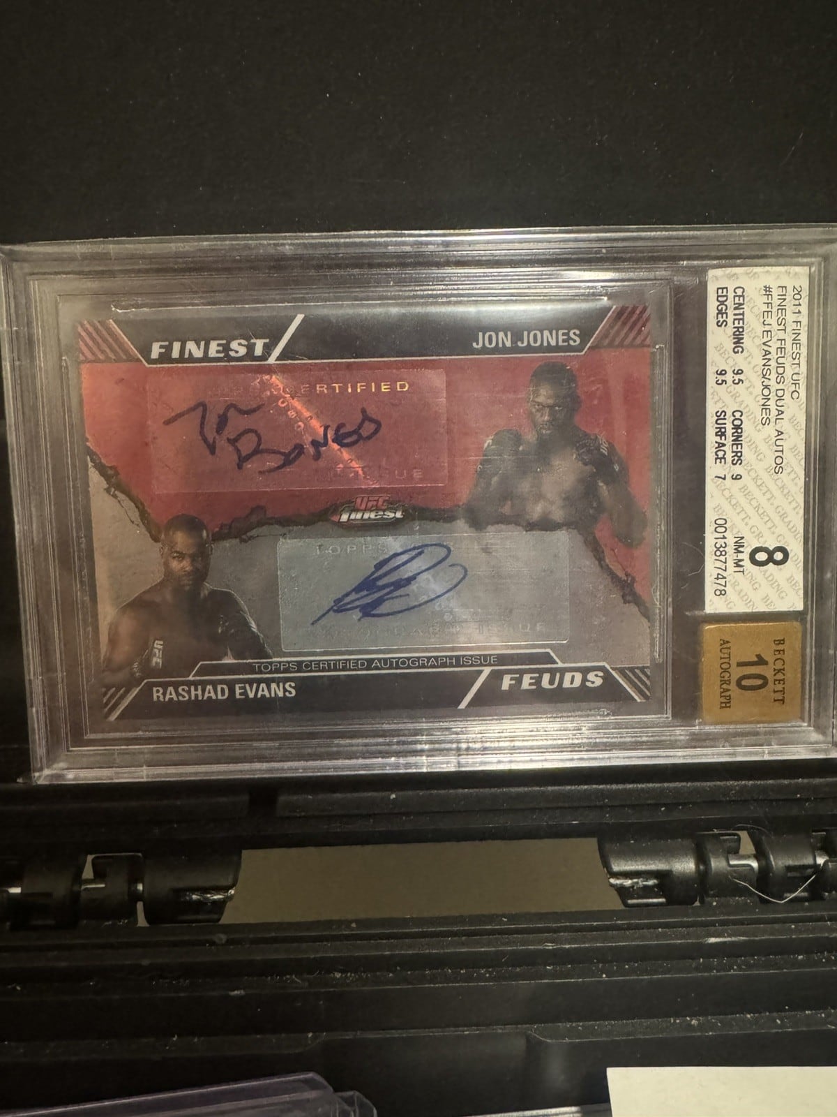 2011 Finest UFC #FF-EJ Jon Jones / Rashad Evans — front