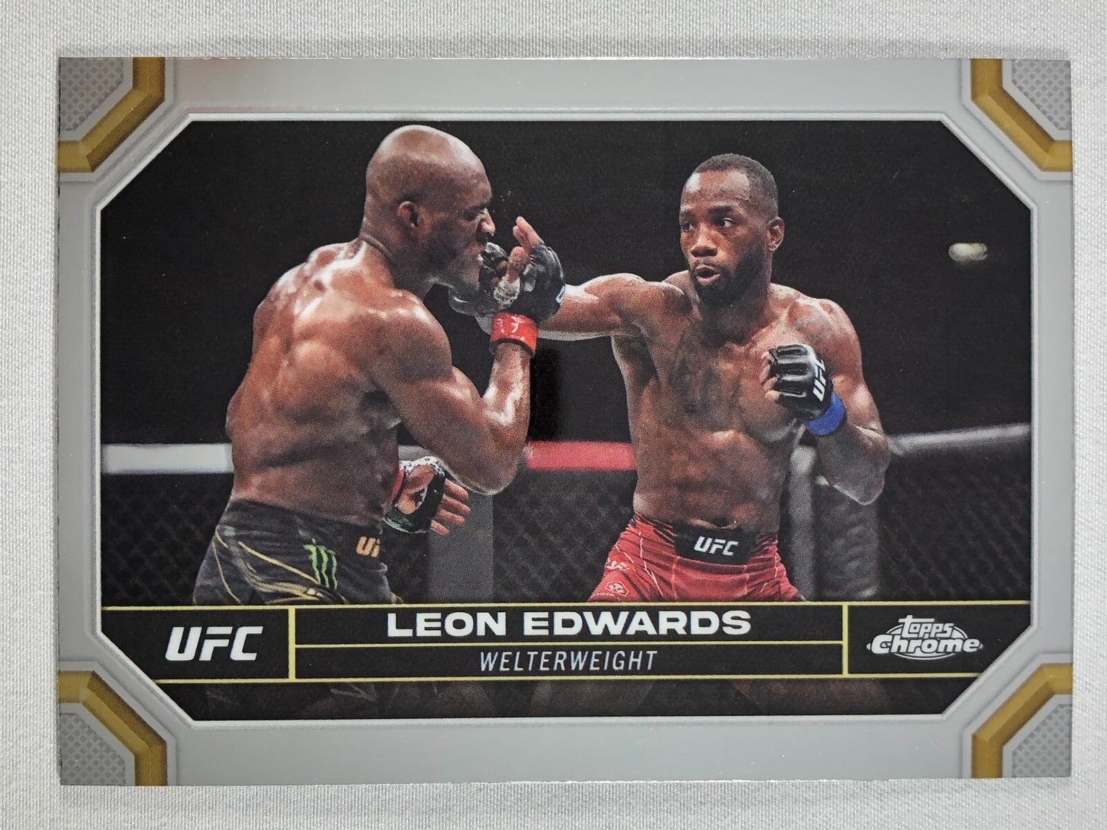 2024 Topps Chrome UFC #115 Leon Edwards — front