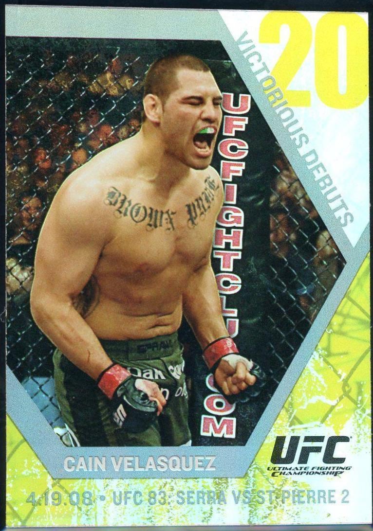 2009 Topps UFC Round 1 #VD18 Cain Velasquez — front