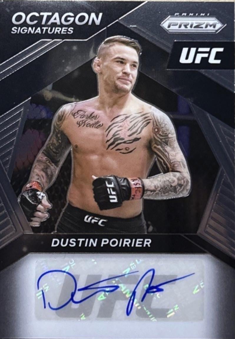 2021 Panini Prizm UFC #OS-DPR Dustin Poirier — front
