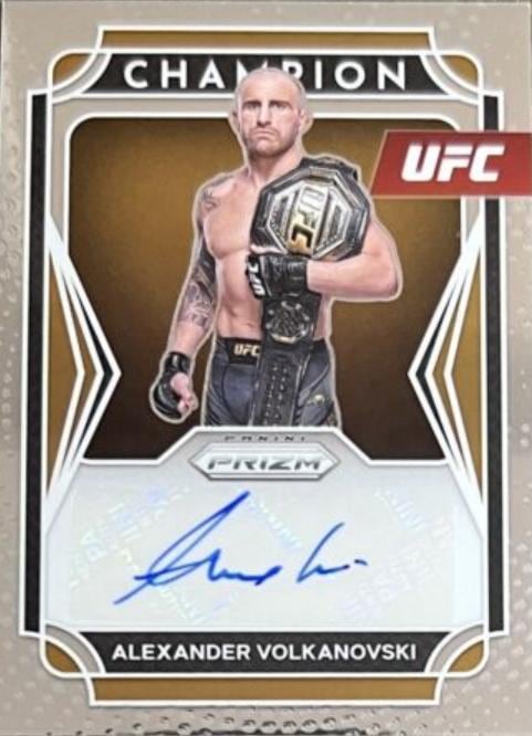 2022 Panini Prizm UFC #CS-AVK Alexander Volkanovski — front