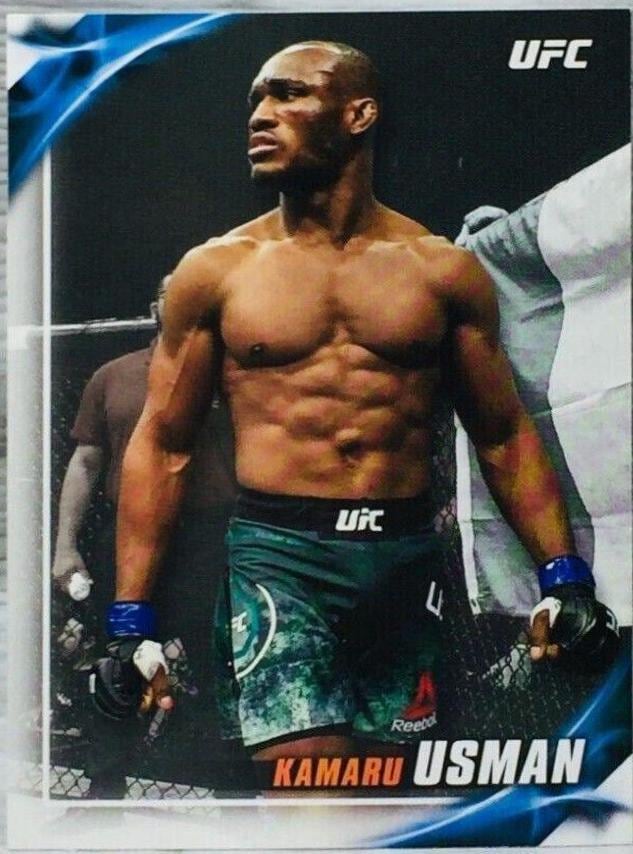 2019 Topps UFC Knockout #35 Kamaru Usman — front