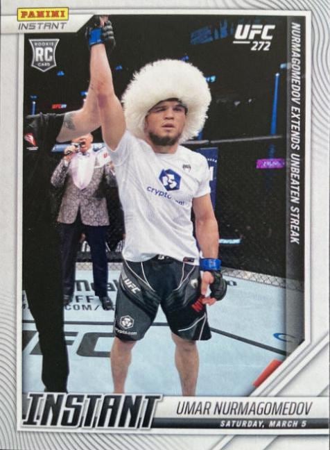2022 Panini Instant UFC #14 Umar Nurmagomedov — front