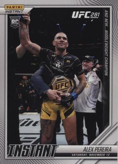 2022 Panini Instant UFC #139 Alex Pereira — front